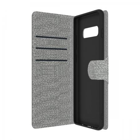 Axessorize LUXFolio Magnetic Fabric Folio Case for Samsung Galaxy S10