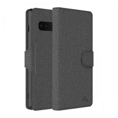 Axessorize LUXFolio Magnetic Fabric Folio Case for Samsung Galaxy S10 Plus