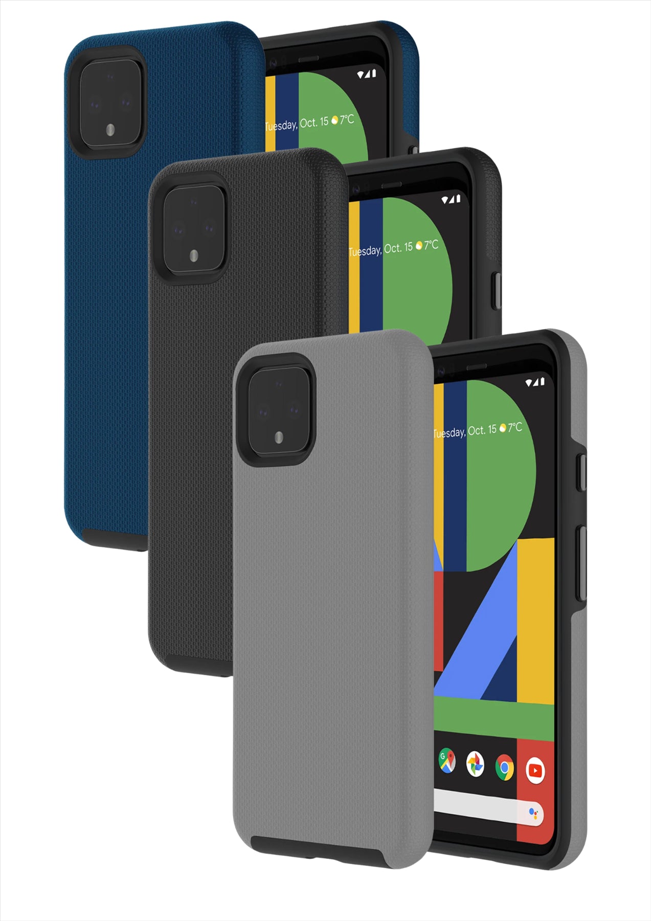 Axessorize PROTech Dual-Layered Anti-Shock Case with Military-Grade Durability for Google Pixel 4