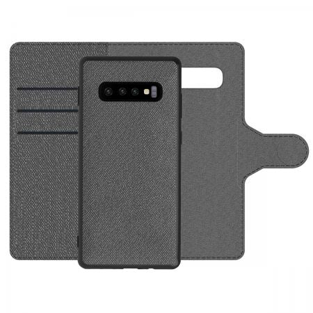 Axessorize LUXFolio Magnetic Fabric Folio Case for Samsung Galaxy S10 Plus