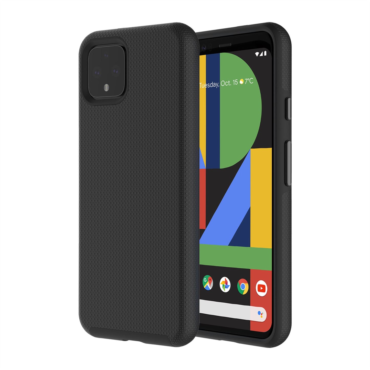 Axessorize PROTech Dual-Layered Anti-Shock Case with Military-Grade Durability for Google Pixel 4